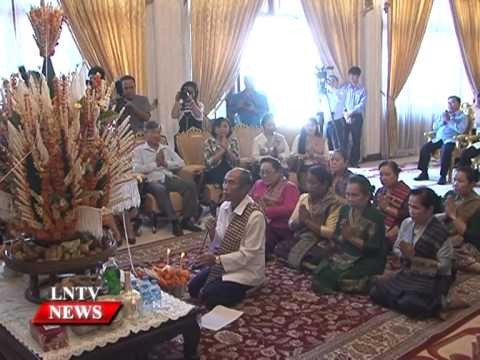 Lao NEWS on LNTV: The traditional Pi Mai Lao live on through Soukhuan