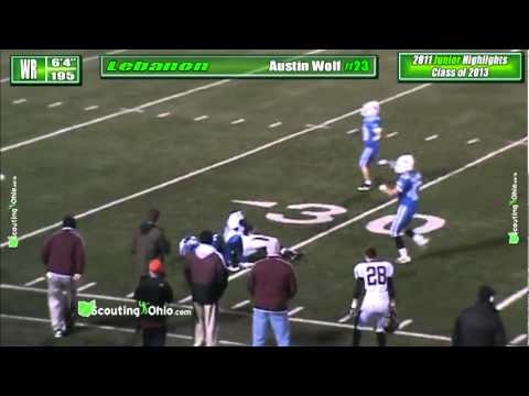 OH 2013 Austin Wolf- Lebanon- Wide Receiver- Private.mpg