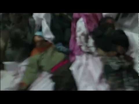 SYRIA War BODIES of Child women and men dead Warning +18