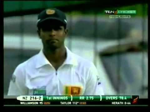 Srilanka vs Newzealand 2nd Test Day 1 2012 Highlights  part4