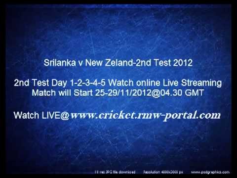 Watch Srilanka v New Zeland live streaming 2nd Test Day 1-2-3-4-5 on Ten Cr