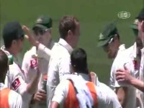 angelo mathews wicket-australia vs srilanka 2nd test day 1 highlights