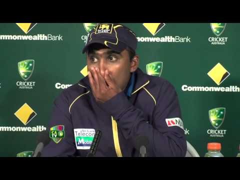 Mahela Jayawardanes's last Press Meet As CAPTAIN-Australia vs srilanka 5th 