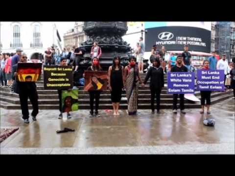 Black July awareness act by TYOUK members in central London