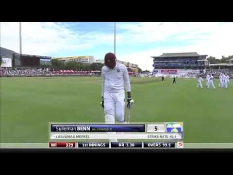 South Africa vs West Indies 3rd Test Day 2 Wickets highlights 2015