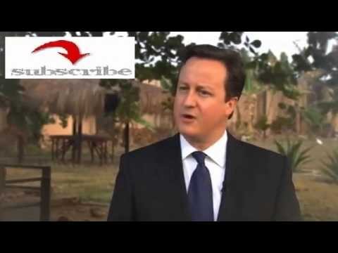 Cameron arrives in Liberia for UN development meeting - video