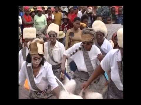 Lesotho women performing a traditional dance
