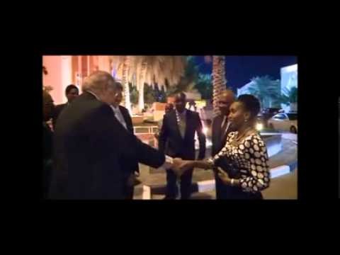 King and Queen of Lesotho receive a warm welcome at the India Club in Dubai