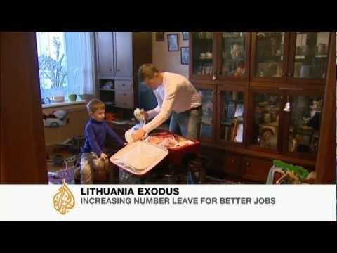 Economic woes spark Lithuania brain drain