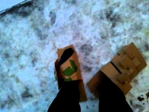 ReAllocate: Lithuania - cardboard slippers