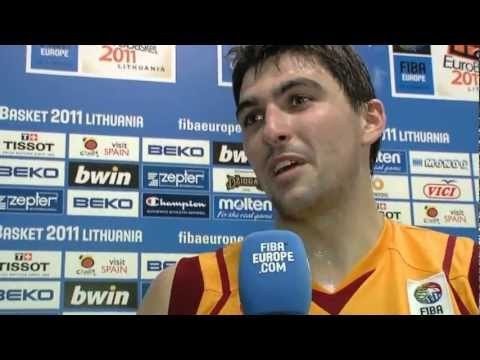Macedonia vs Lithuania Eurobasket 2011 Macedonians celebrate victory in Sko