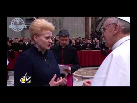 Inauguration of Pope Francis in the Vatican (President of Lithuania Dalia G
