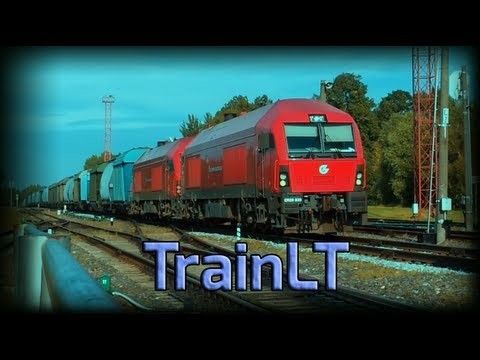 Freight Train Siemens ER20 30-26 Eurorunner Lithuania