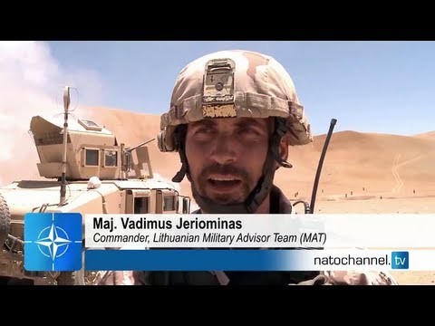 Lithuanians make mark on central Afghanistan