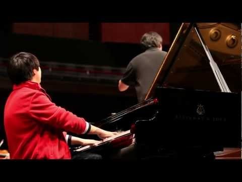 Lang Lang Rehearses Tchaikovsky in Luxembourg, 02/04/12