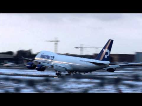 747-8F Panalpina landing rwy 24 at ELLX Luxembourg