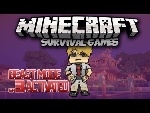 Minecraft: Survival Games w/ Frost - Beast Mode Activated - Episode 3 (HD)