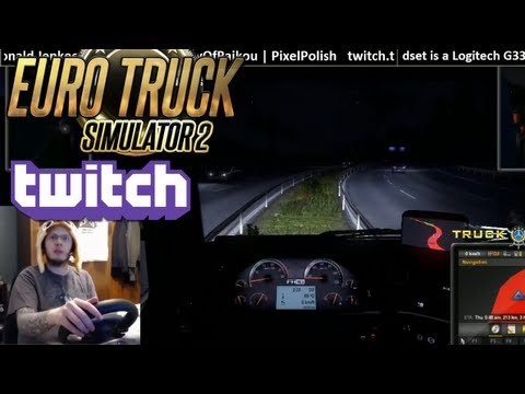 Driving between the lines - Euro Truck Simulator 2 twitch highlight ETS2