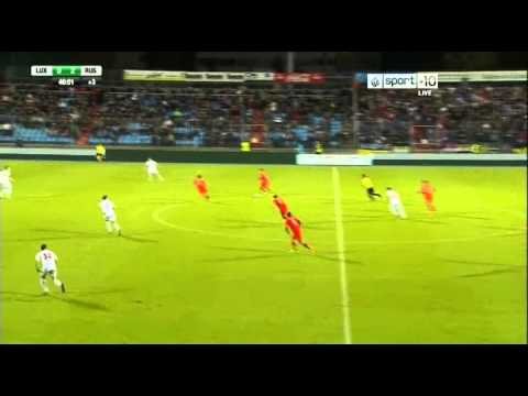 FIFA World Cup 2014 Qualifying Luxembourg 0-4 Russia ALL GOALS