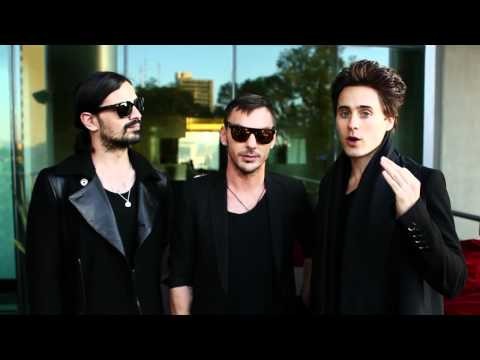 Greetings to Latvia from "30 Seconds to Mars"!