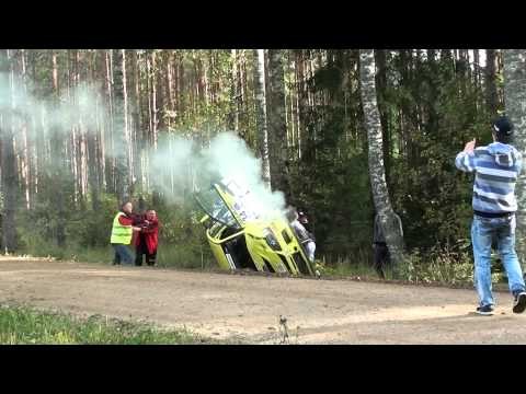 Rally Latvia 2012 Osokins Kalnins Crash