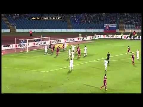 Slovakia vs Latvia 2-1 Goals & Highlights 2012/10/12 - WCQ 2014 [HD]