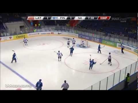Finland - Latvia 5:1 IIHF WJC 2013; 26.12.2012