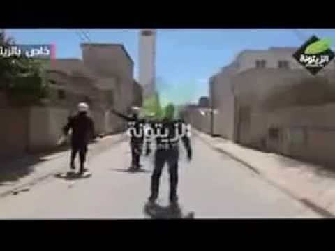 Salafistas se enfrentan a la Policia en Tunez 205.13 TUNEZ