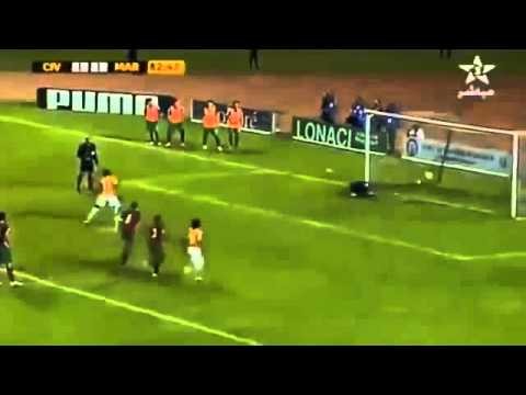 But de Didier Drogba ~ Maroc 1-1 CoÌ‚te D'Ivoire 07.09.2013 ~ Ø§Ù„Ù…ØºØ±Ø¨ 