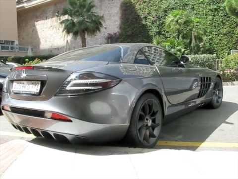 Supercars in Monaco (Videos only) -- Carrera GT, SLR, 599 and more