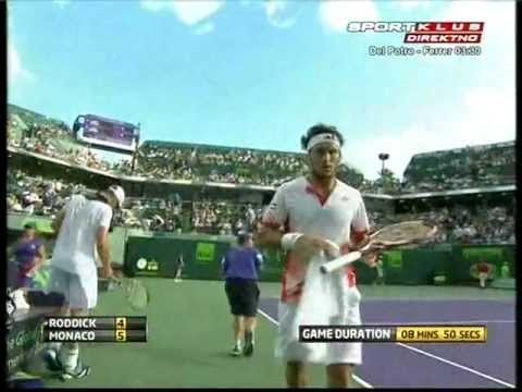 Andy Roddick vs Juan Monaco - ATP Miami 2012. Highlights (bojan svitac)