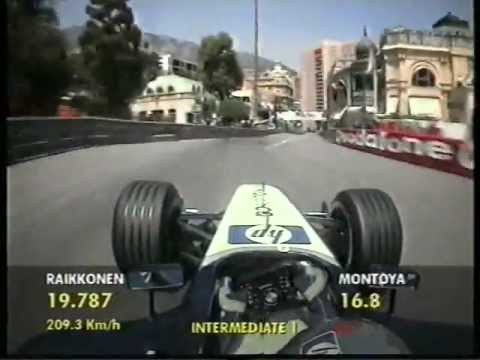 F1 Monaco 2003 Saturday Qualifying - Montoya Lap