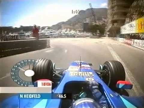 F1 Monaco 2002 Qualifying - Nick Heidfeld Onboard Lap