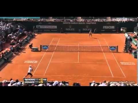 Novak Djokovic vs Juan Monaco 3rd Round Monte-Carlo Masters 2013 Highlights