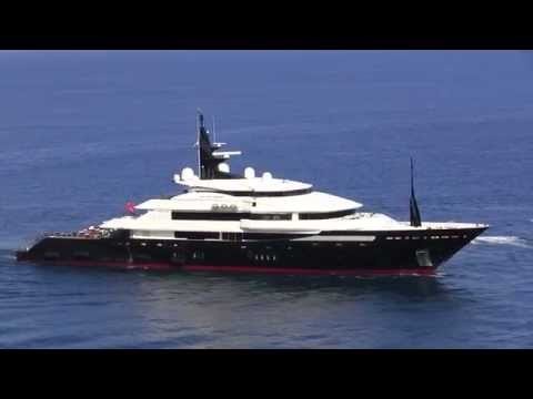 Megayacht 'Alfa Nero' Entering Port of Monaco - 15 July 2014