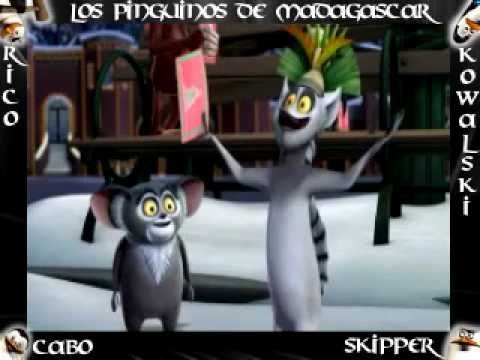 Los Pinguinos De Madagascar - La Noche En Vela Antes De Navidad (Parte 1/2)