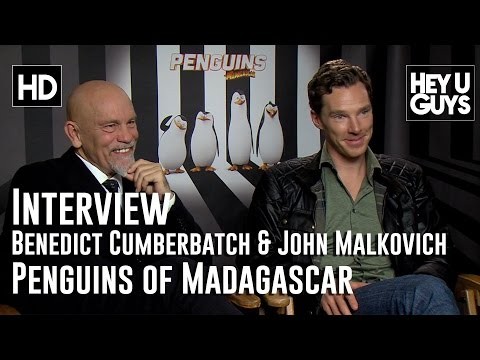 Penguins Of Madagascar Interview - Benedict Cumberbatch and John Malkovich