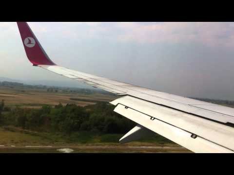 [RE-UPLOADED] Turkish Airlines landing in Skopje (LWSK) REPUBLIC OF MACEDON
