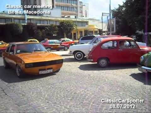 Classic car meeting in Bitola