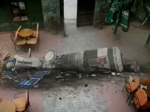 Satellite crashed in a local pub in Bitola!
