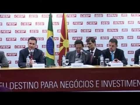 Macedonia Investment Opportunities Presented in Sao Paulo