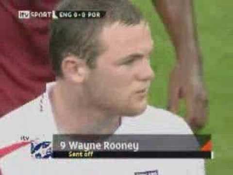 Rooney sent off