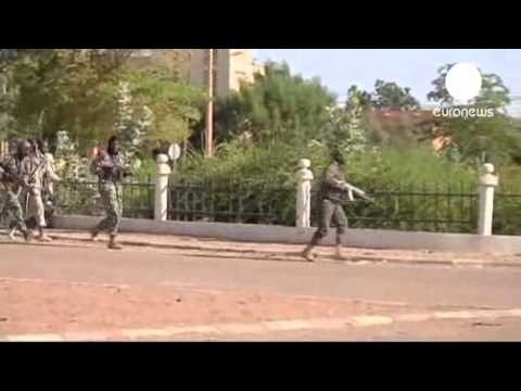 Malian and French troops battle Islamists in northern Mali