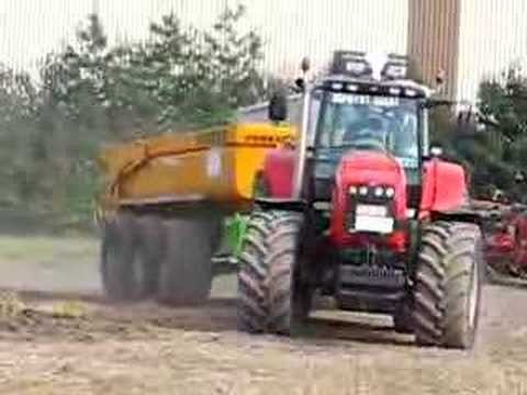 Massey Ferguson 8480 tractor traktor in action!!