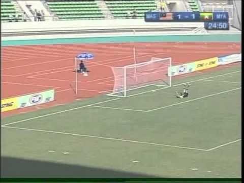 Football Malaysia V Myanmar in Asean University Games