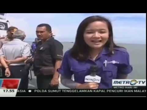 Video Penenggelaman kapal Malaysia yang Mencuri Ikan