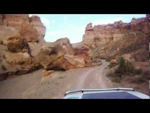 Inside amazing Canyon Charyn- extreme adventure travel