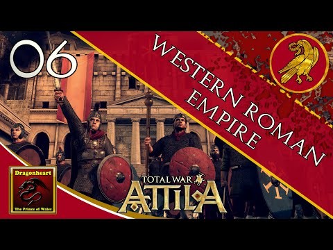 (#06) Western Roman Empire | Total War: Attila | Legendary - Garrisons Galo