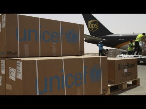 UNICEF-UPS collaboration delivers aid to Mauritania