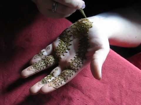 Mauritanian Henna Design - with How To instructional notes